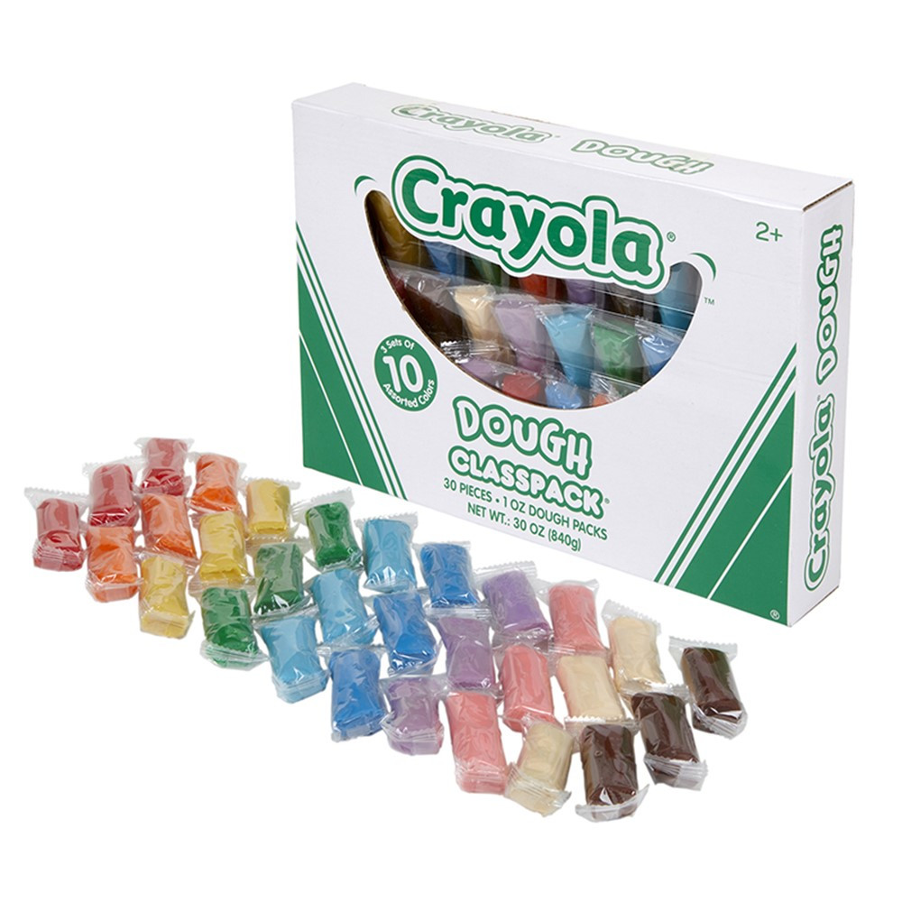 Dough Classpack, 1 oz. Assorted Colors, 30 Count - BIN570173 | Crayola Llc | Dough & Dough Tools