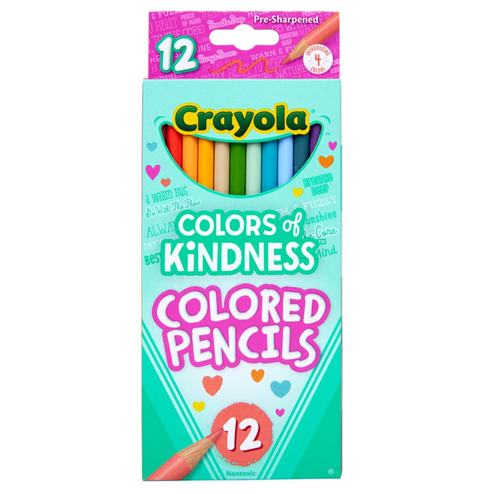 Colors of Kindness Colored Pencils, 12 Count - BIN682114, Crayola Llc