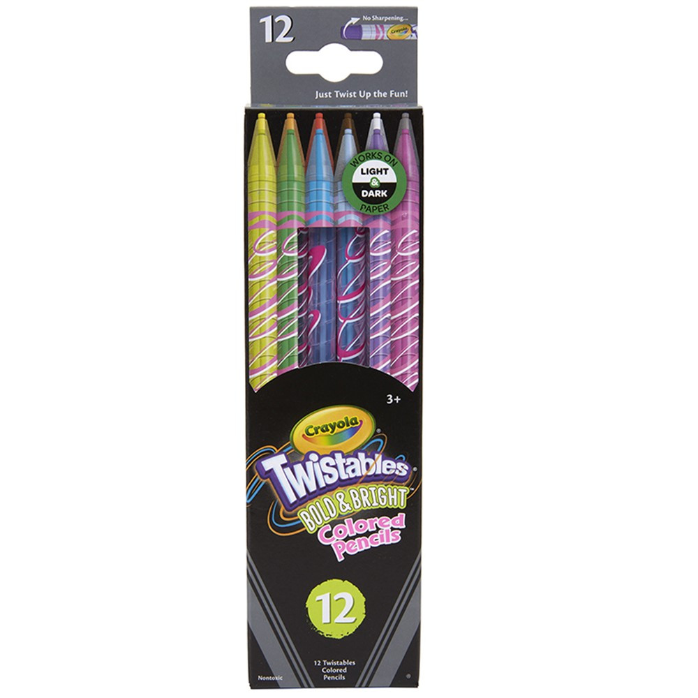 Crayola Twistables Colored Pencil Set, 30 Colors