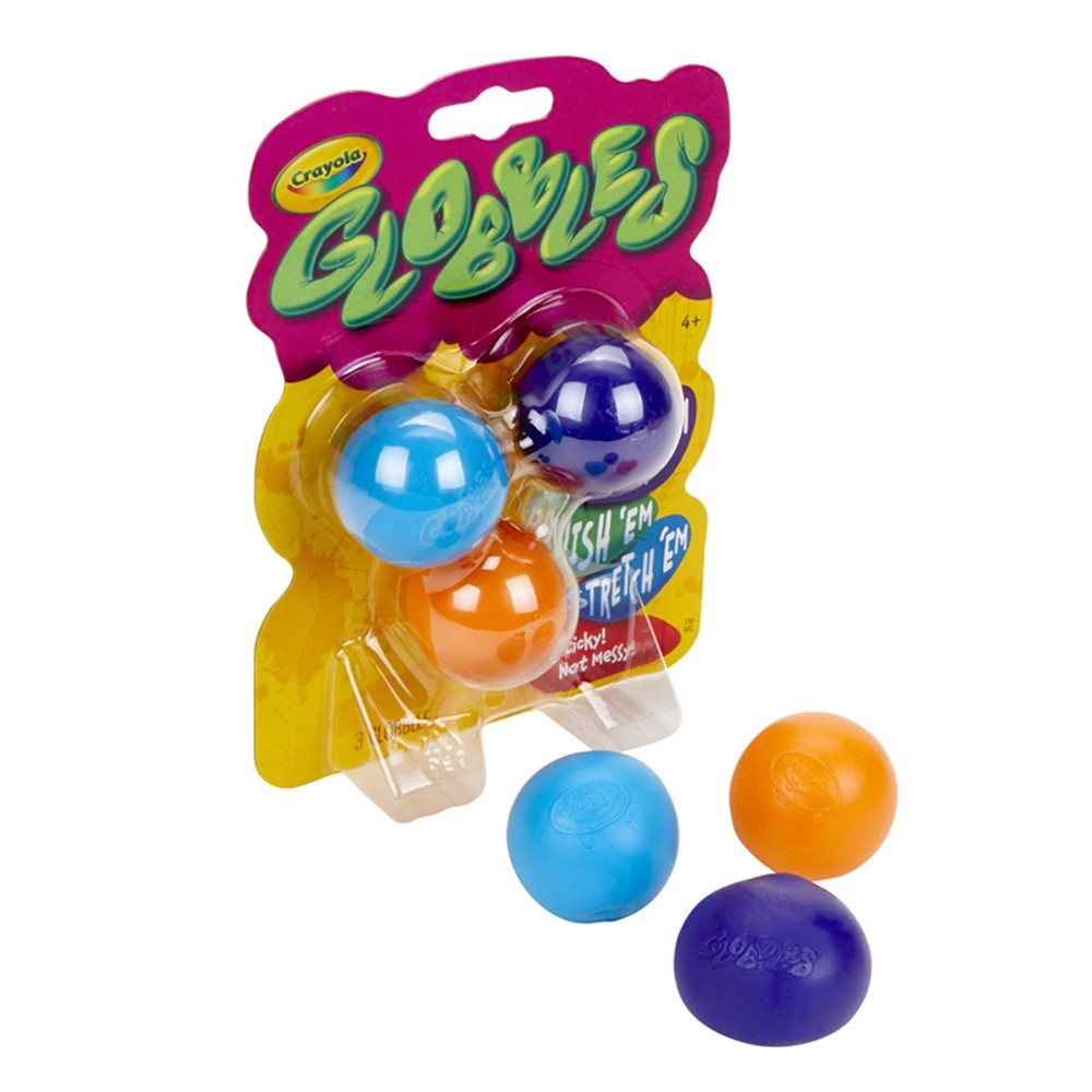 Globbles Squish Toys, Assorted Colors, Pack of 3 - BIN747291 | Crayola Llc | Novelty
