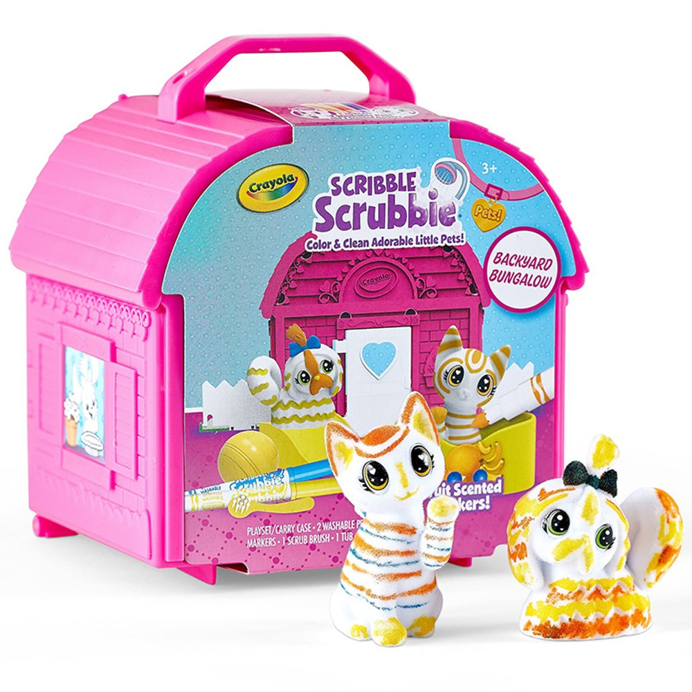 Scribble Scrubbie Pets Backyard Bungalow - BIN747428 | Crayola Llc | Art & Craft Kits
