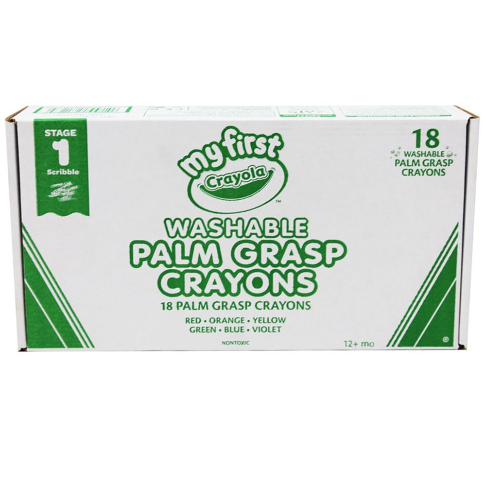 My First Crayola Washable Palm-Grasp Crayons 3 Pack