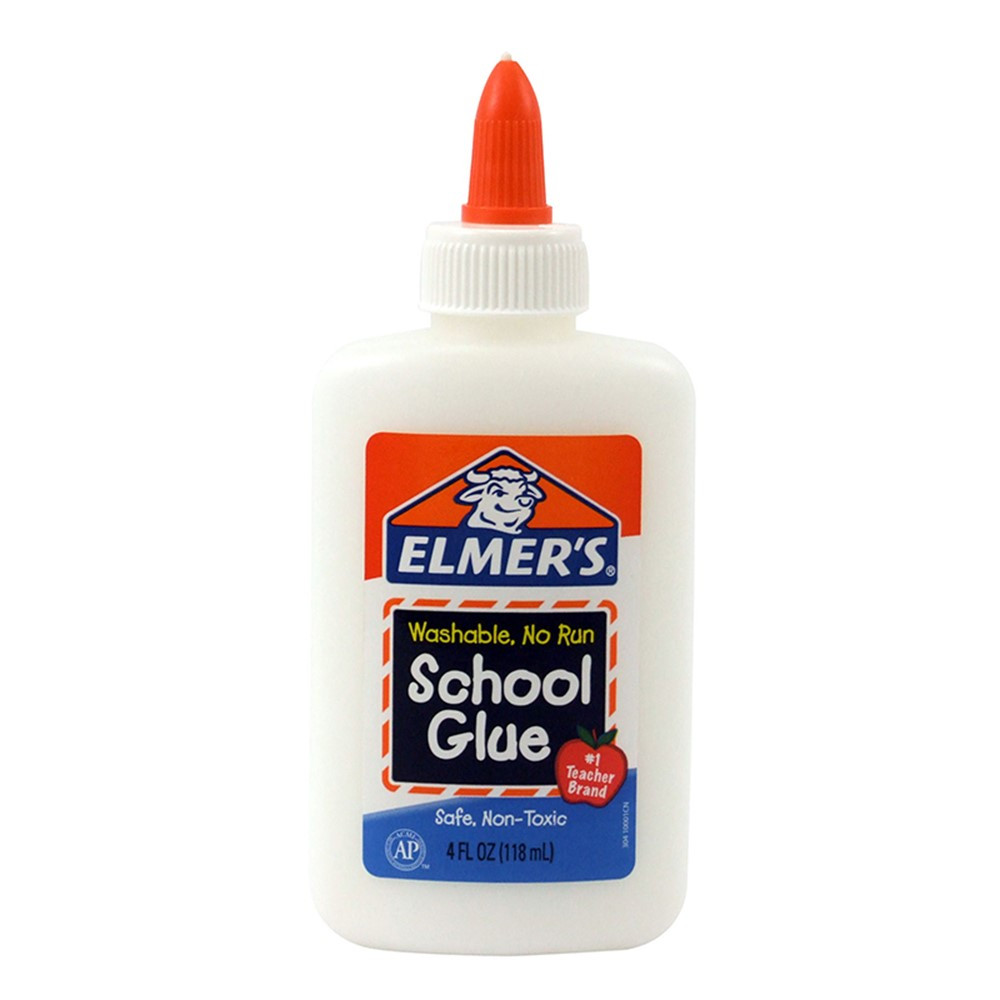 BORE304 - Elmers School Glue 4 Oz Bottle in Glue/adhesives