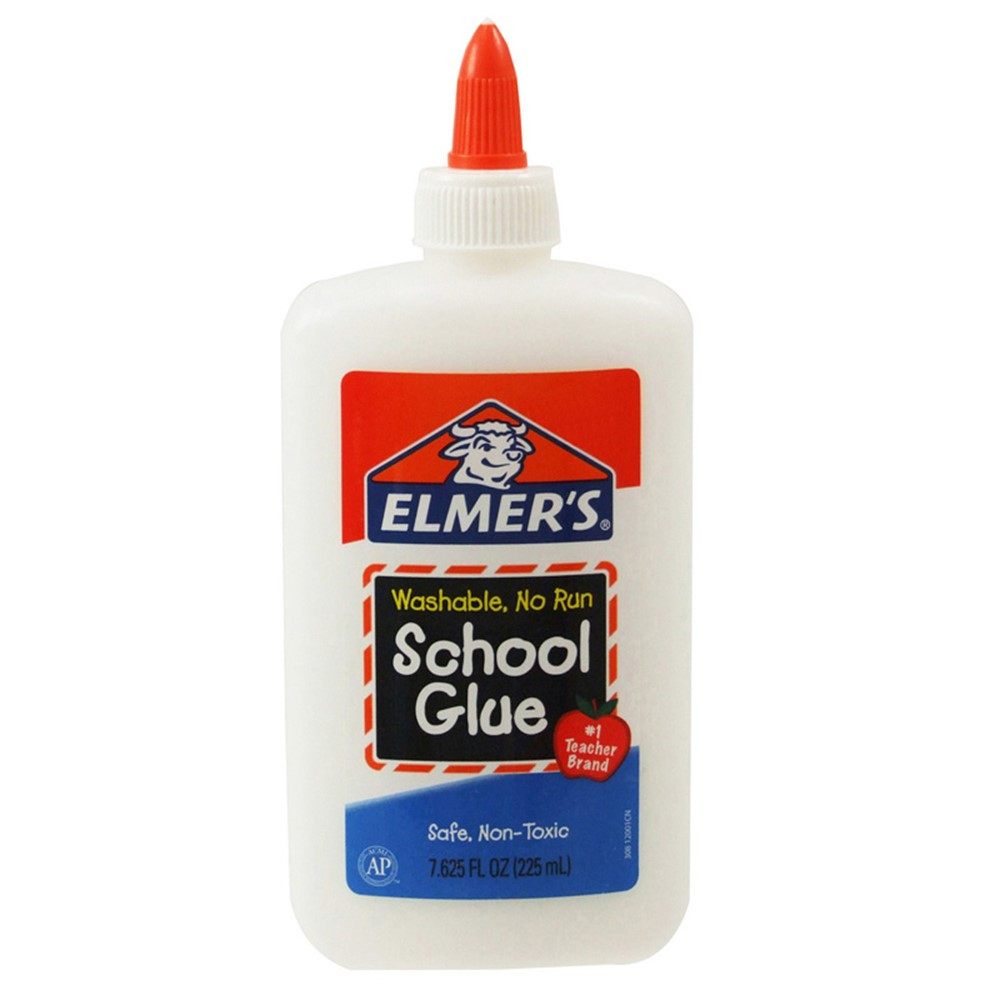 BORE308 - Elmers School Glue 8 Oz Bottle in Glue/adhesives