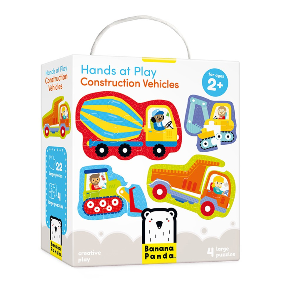 Hands at Play Construction Vehicles - BPN33684 | Banana Panda | Floor Puzzles