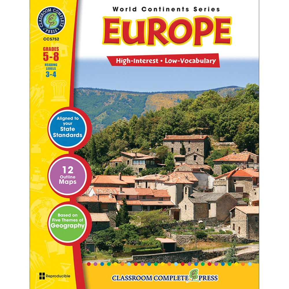 CCP5752 - World Continents Series Europe in Geography