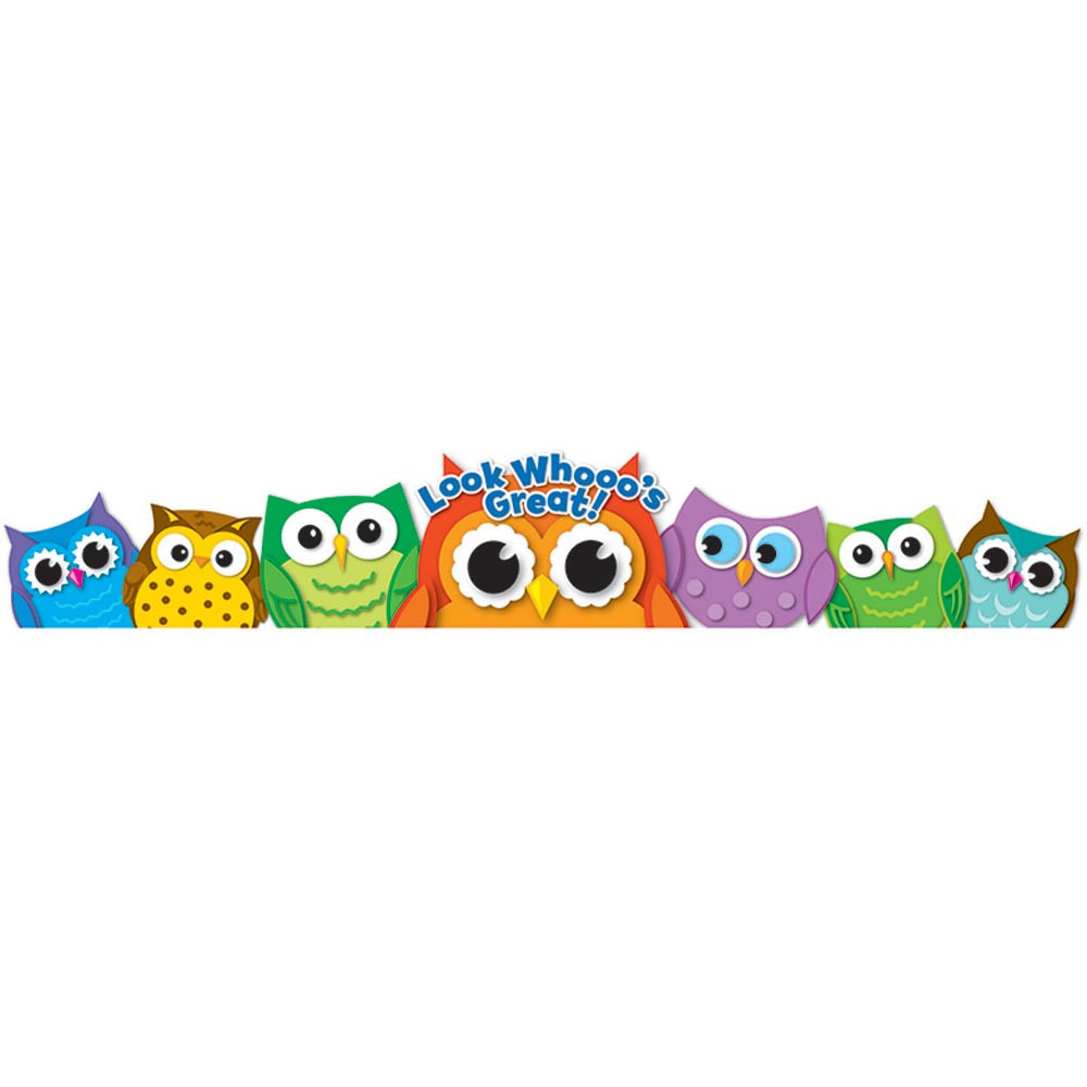 CD-101035 - Colorful Owls Crowns 30Ct in Crowns