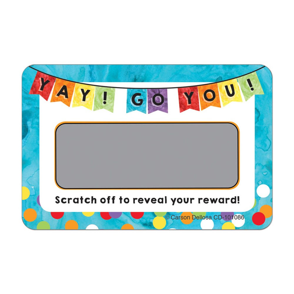Yay! Go You! Scratch Off Awards & Certificates - CD-101086 | Carson Dellosa Education | Awards