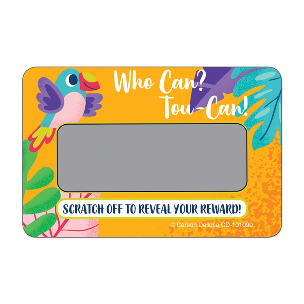 Who Can? Tou-Can! Scatch Off Awards & Certificates - CD-101090 | Carson Dellosa Education | Awards