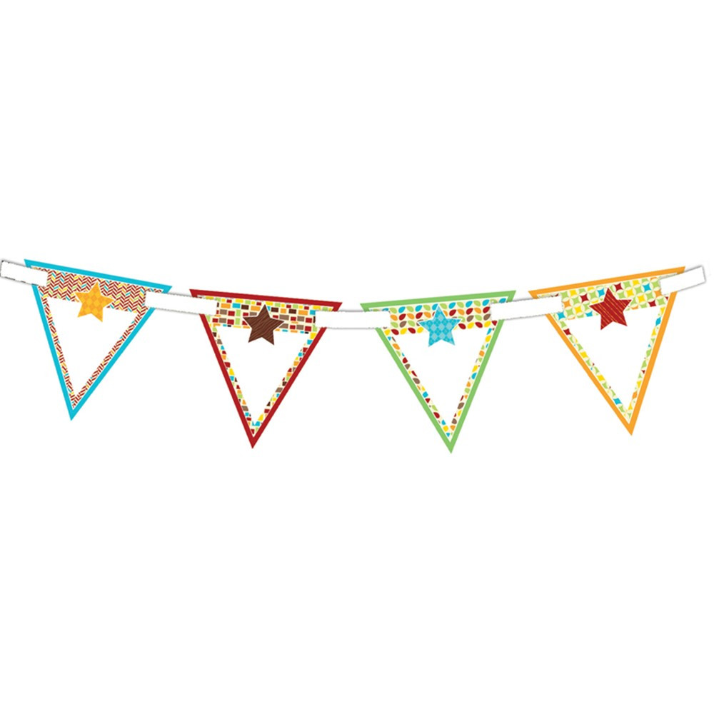 CD-102043 - Hipster Bunting Banner in Banners