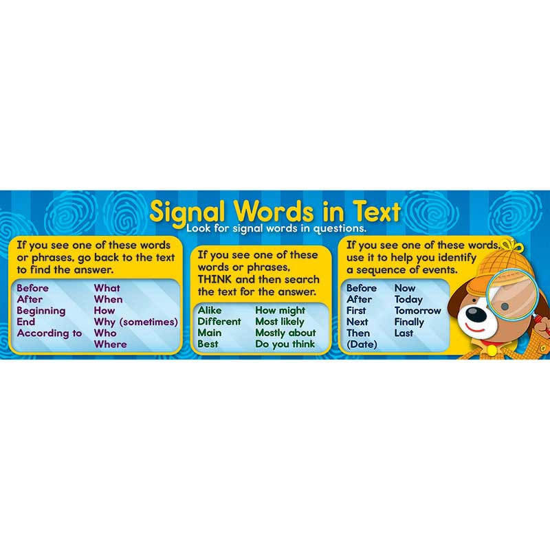 CD-103031 - Signal Words Bookmarks in Bookmarks