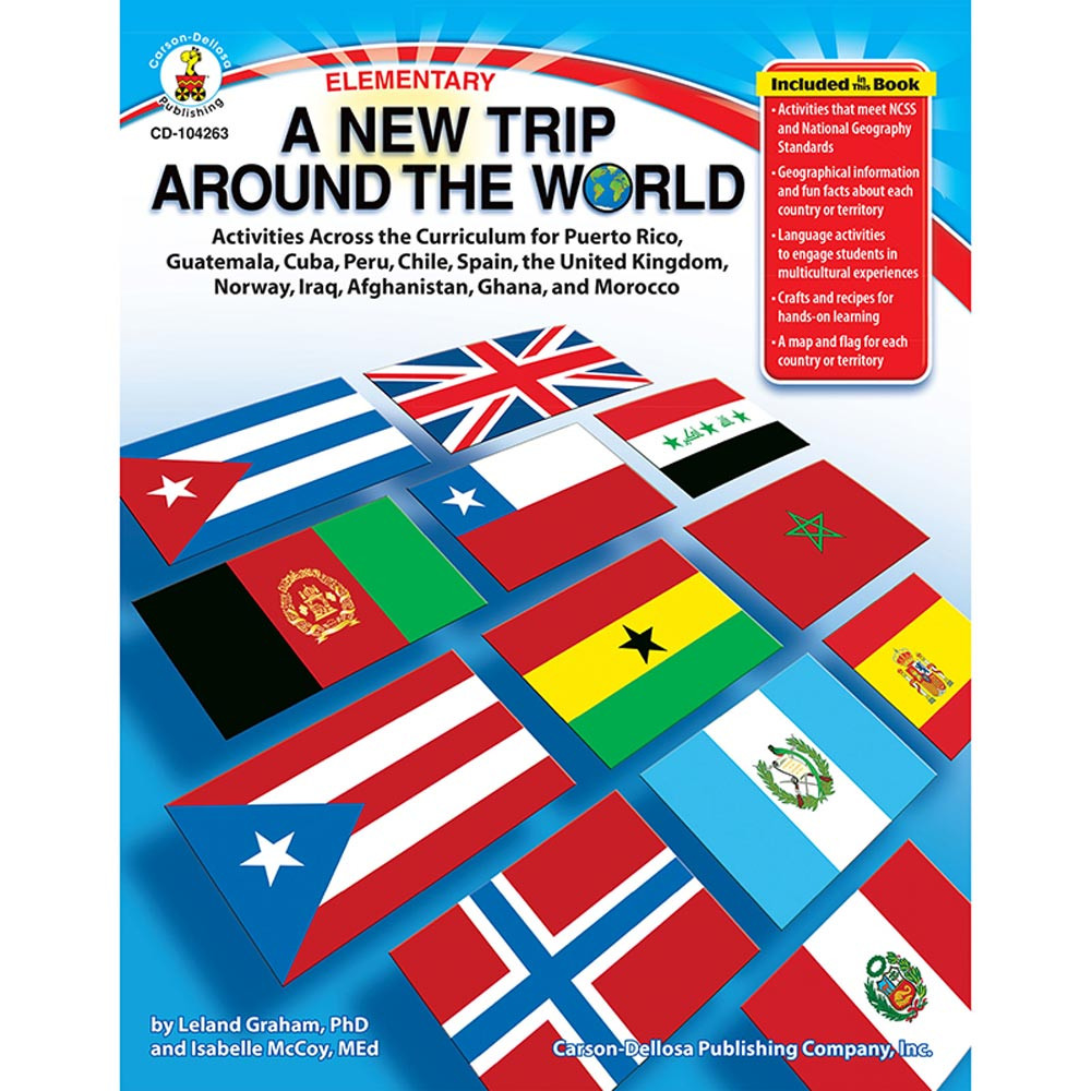 CD-104263 - A New Trip Around The World Puerto Rico Guatemala Cuba Peru Chile in Geography