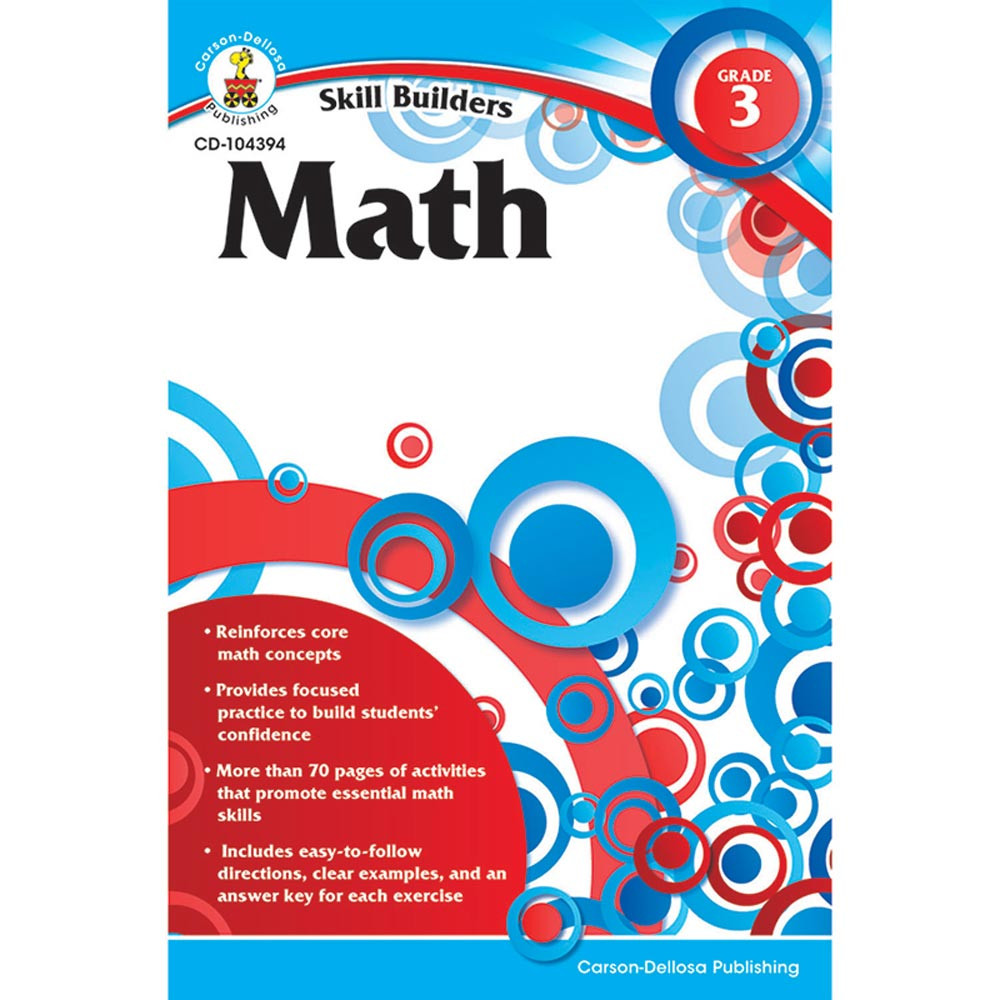 CD-104394 - Skill Builders Math Gr 3 in Activity Books