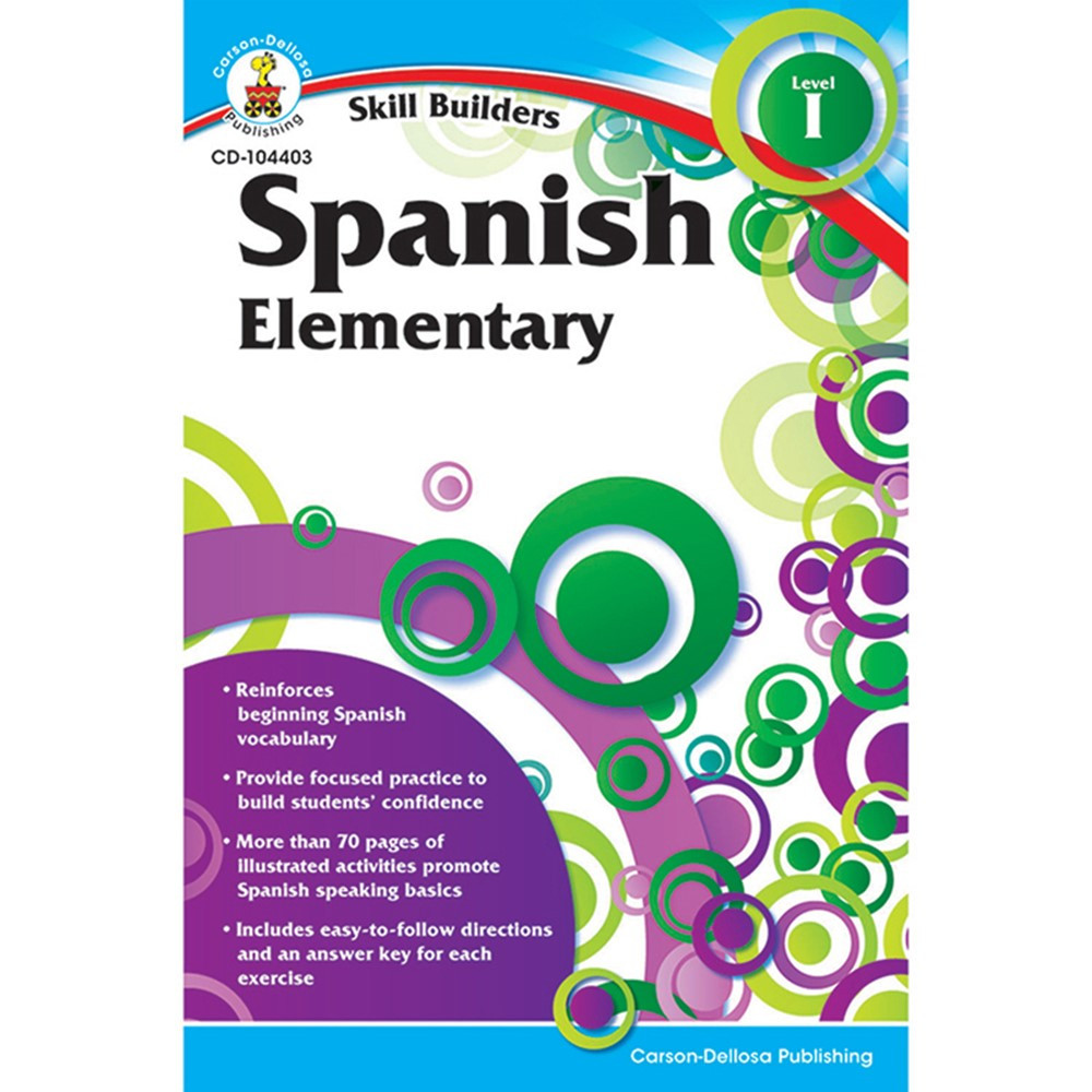 CD-104403 - Skill Builders Spanish Level 1 Gr K-5 in Foreign Language