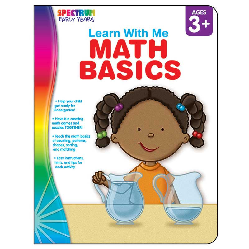 CD-104443 - Spectrum Learn With Me Math Basics in Activity Books