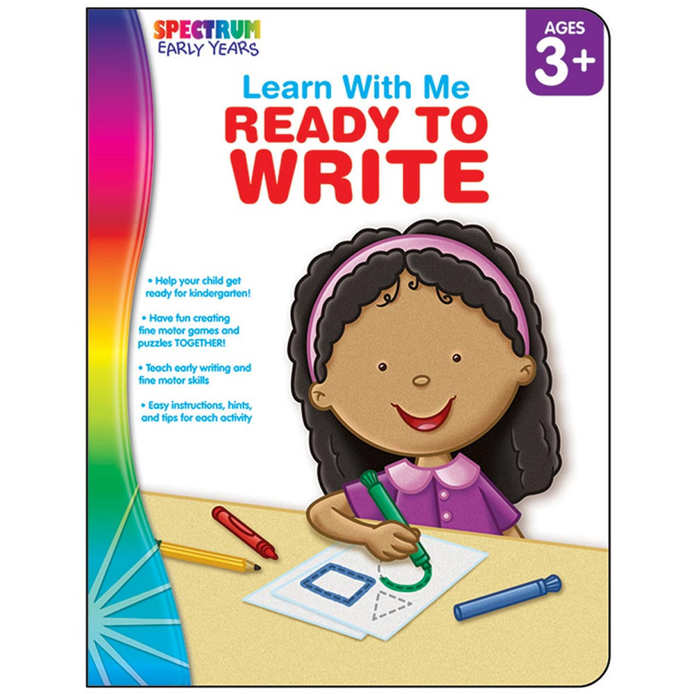 CD-104445 - Spectrum Learn With Me Ready To Write in Writing Skills