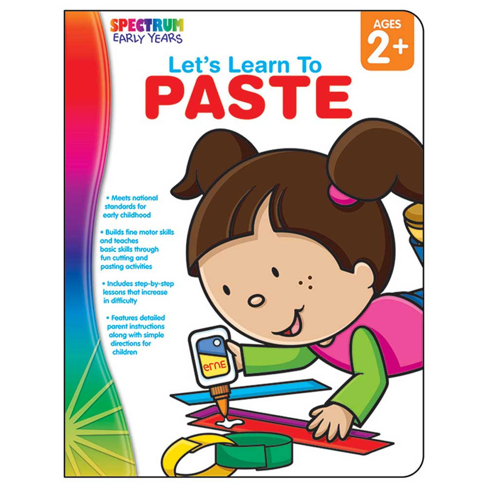 Lets Learn to Paste, Ages 2 - 5 - CD-104461 | Carson Dellosa