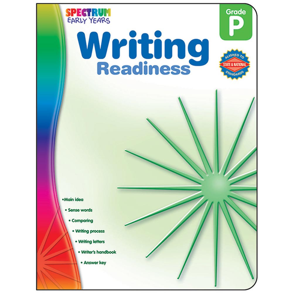 CD-104466 - Writing Readiness Spectrum Early Years in Language Arts