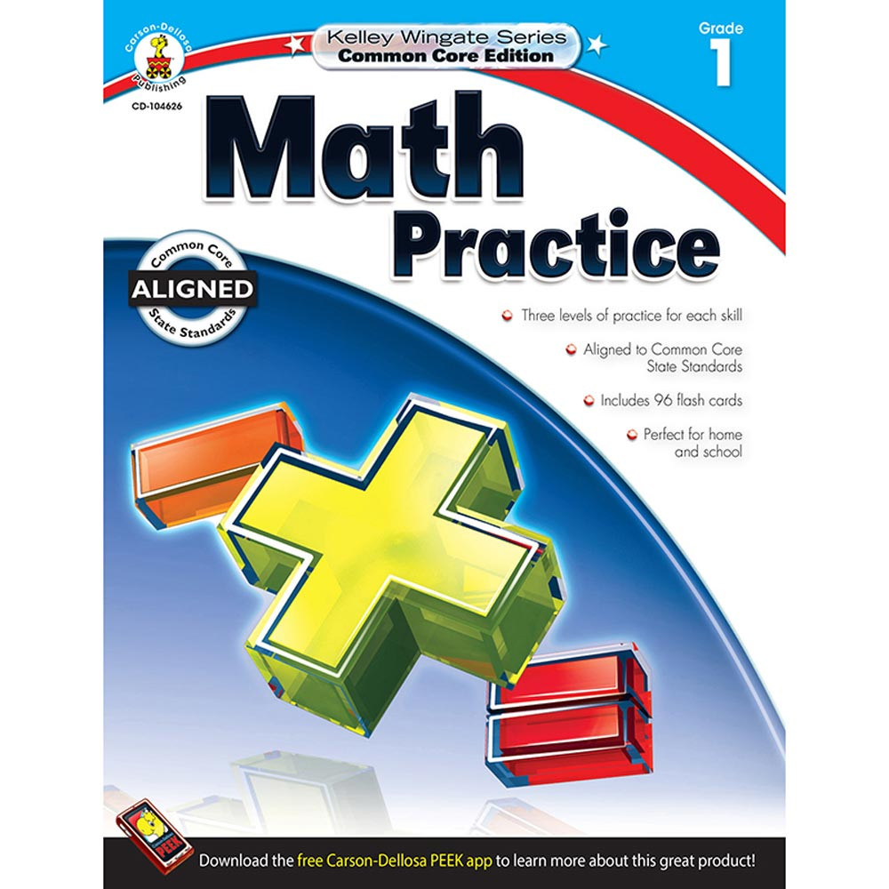 CD-104626 - Math Practice Book Gr 1 in Activity Books