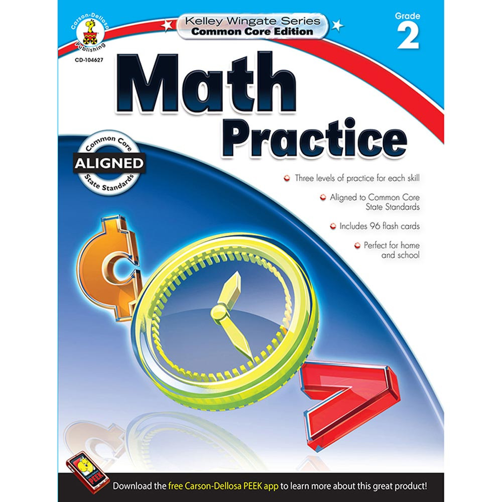 CD-104627 - Math Practice Book Gr 2 in Activity Books