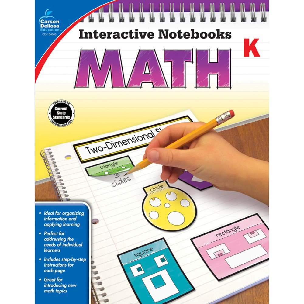 CD-104645 - Interactive Notebooks Math Gr K in Math