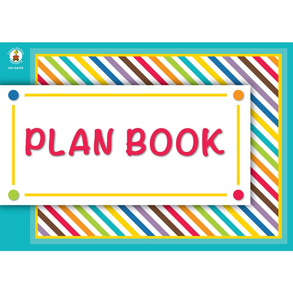 CD-104792 - Color Me Bright Plan Book in Plan & Record Books