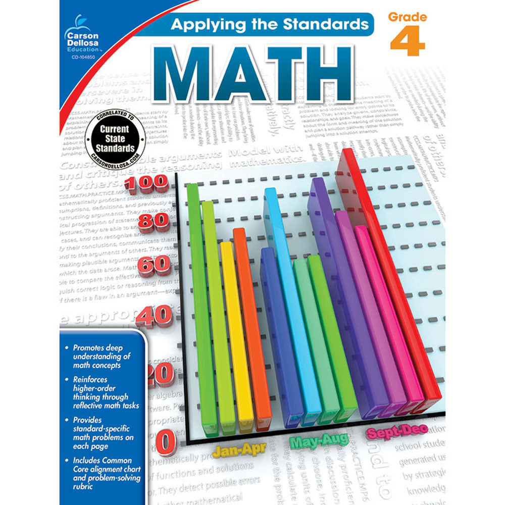 CD-104850 - Math Grade 4 in Activity Books
