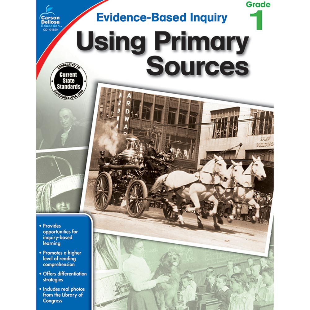 CD-104859 - Using Primary Sources Gr 1 in History