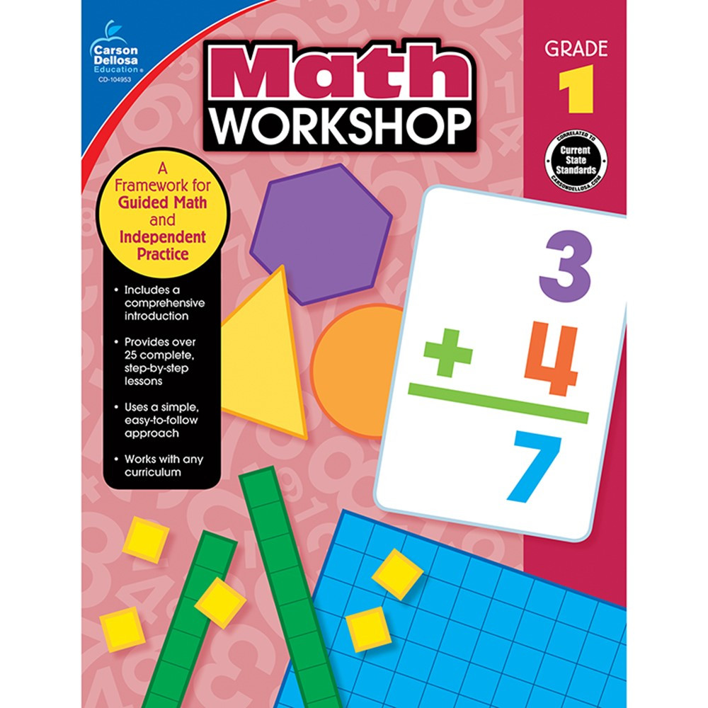CD-104953 - Math Workshop Gr 1 in Activity Books