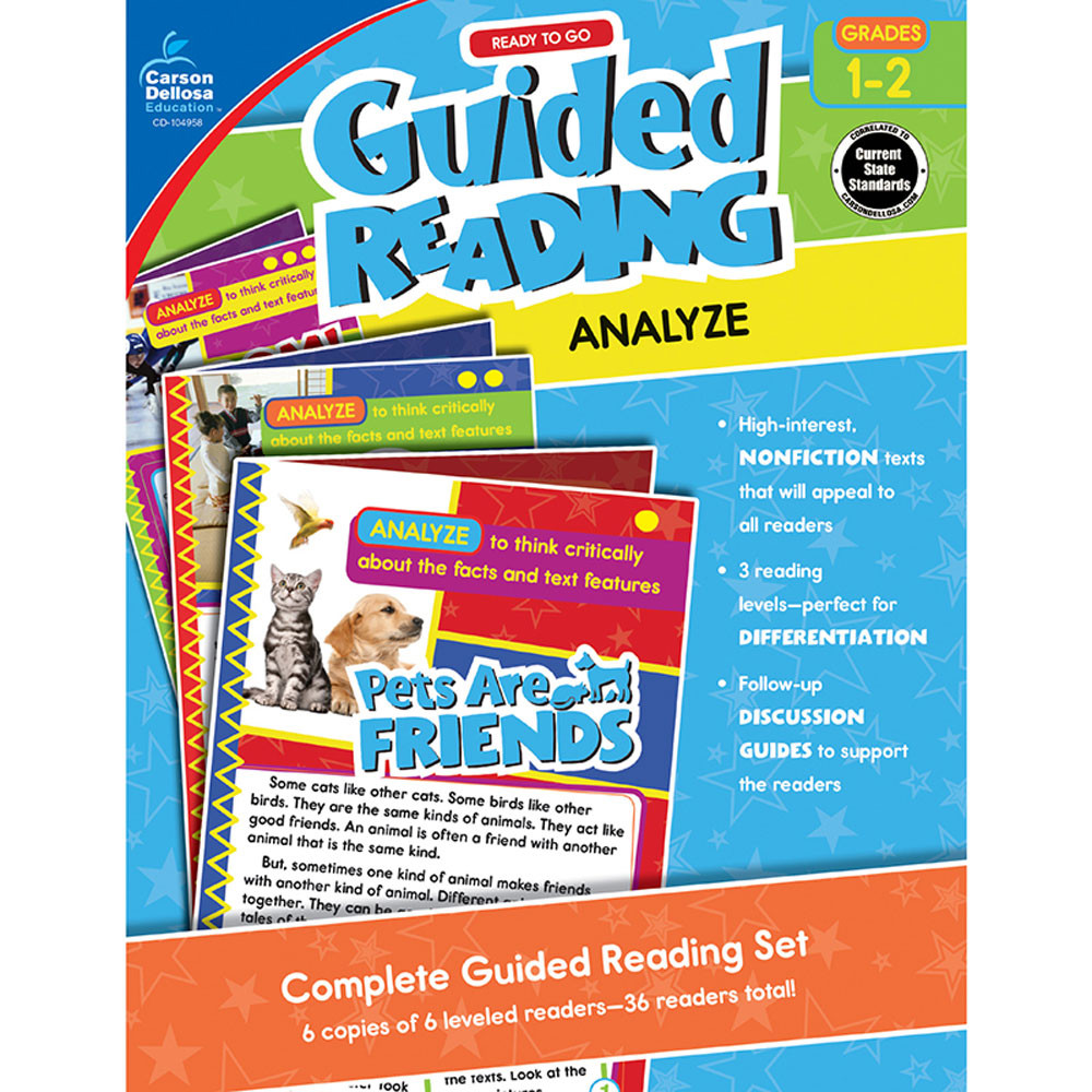 CD-104958 - Guided Reading Analyze Gr 1-2 in Comprehension