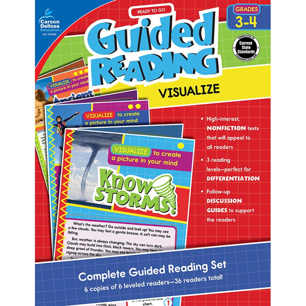 CD-104968 - Guided Reading Visualize Gr 3-4 in Comprehension