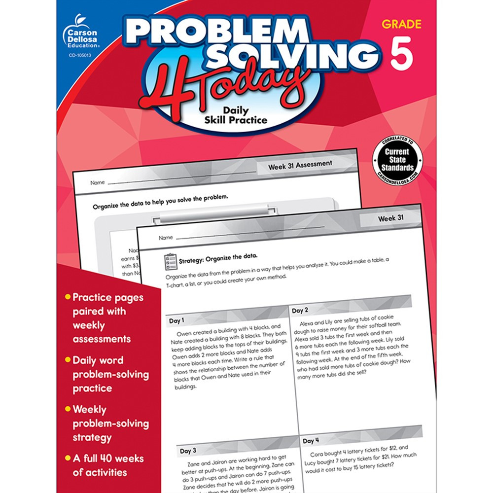 CD-105013 - Problem Solving 4 Today Gr 5 in Activity Books