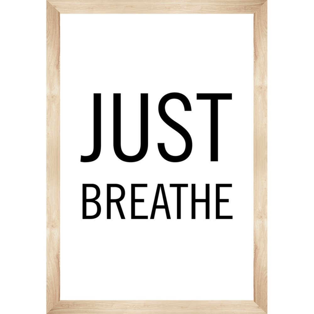 Simply Boho Just Breathe Poster - CD-106030 | Carson Dellosa Education | Classroom Theme