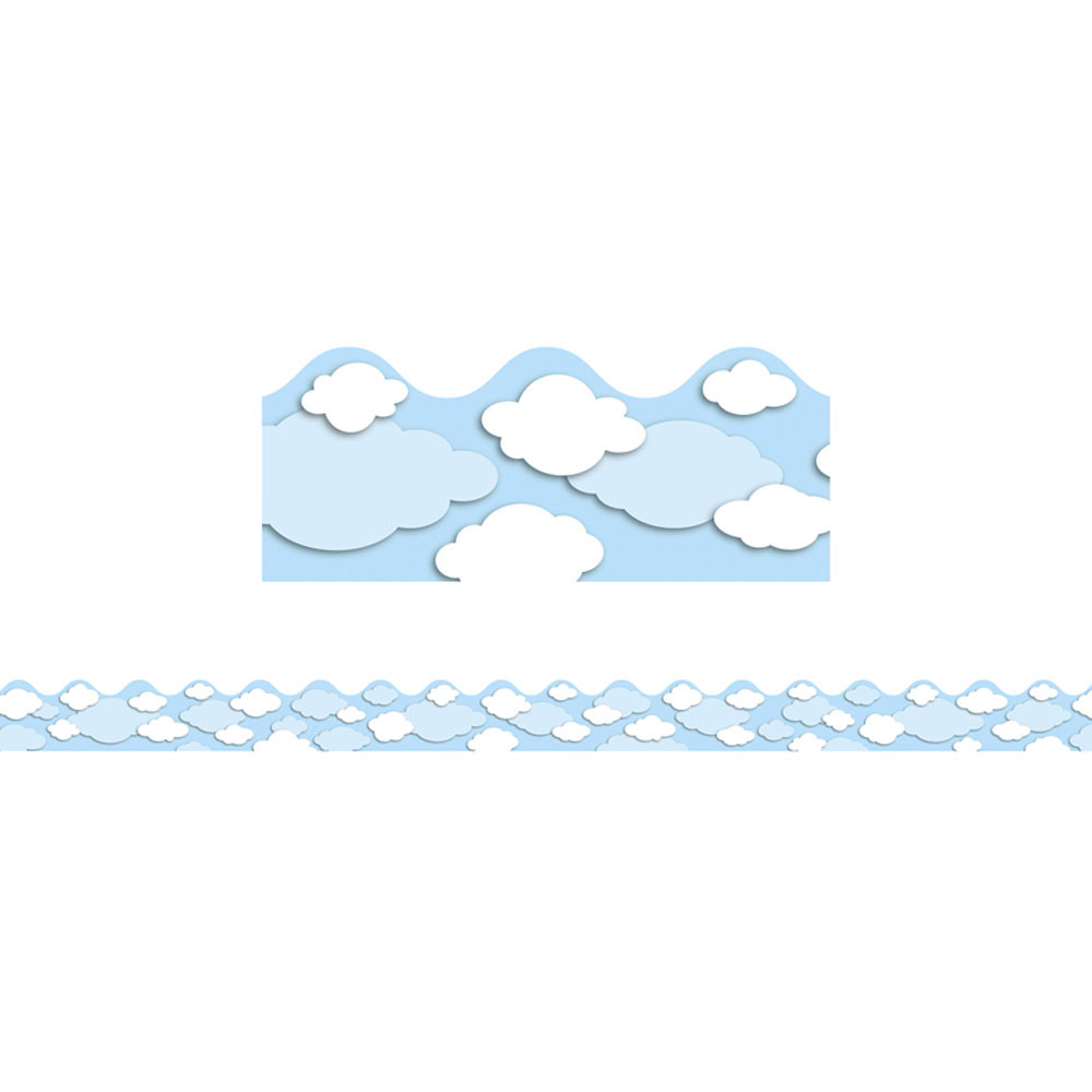 CD-108135 - Clouds Scalloped Border in Border/trimmer