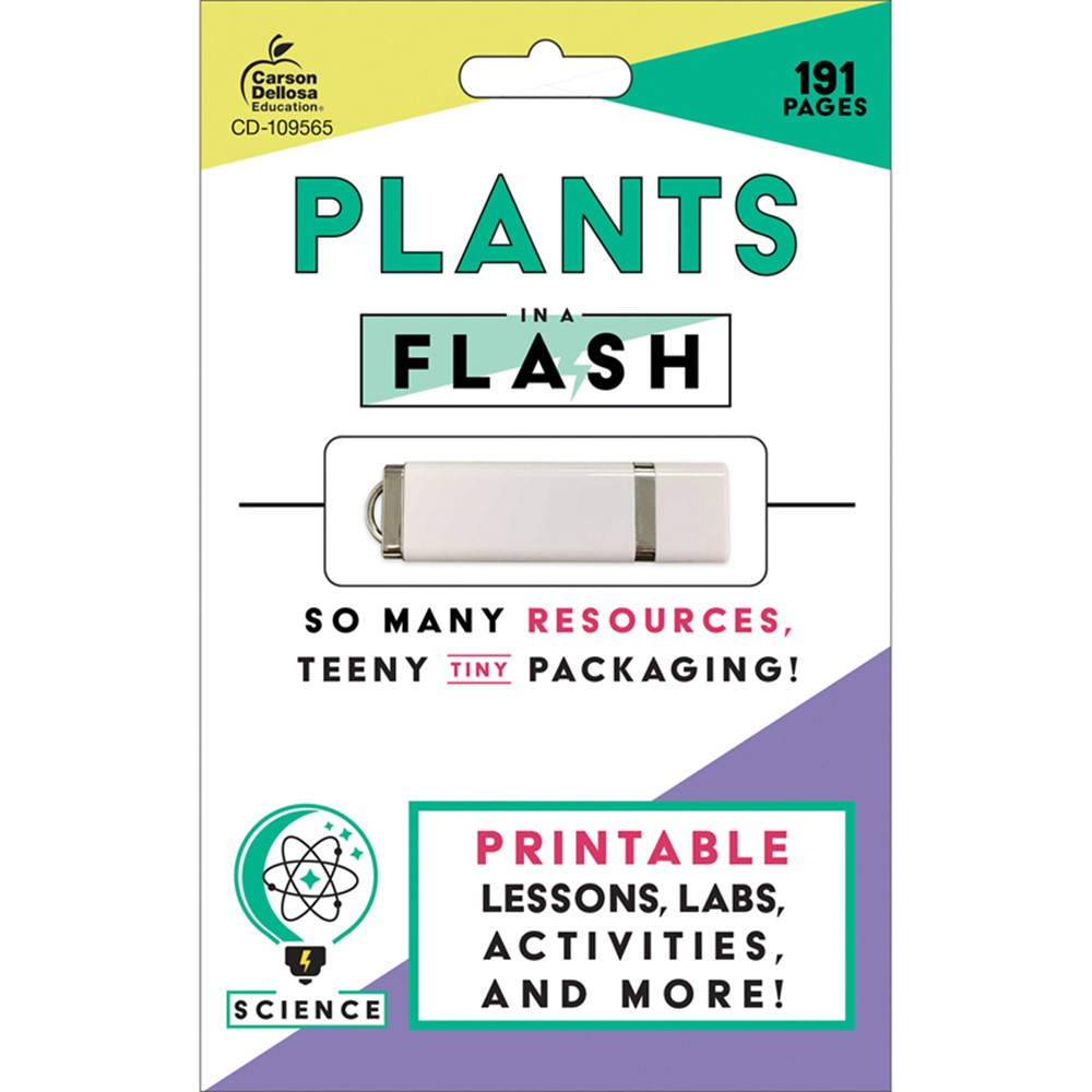 In a Flash: Plants - CD-109565 | Carson Dellosa Education | Plant Studies