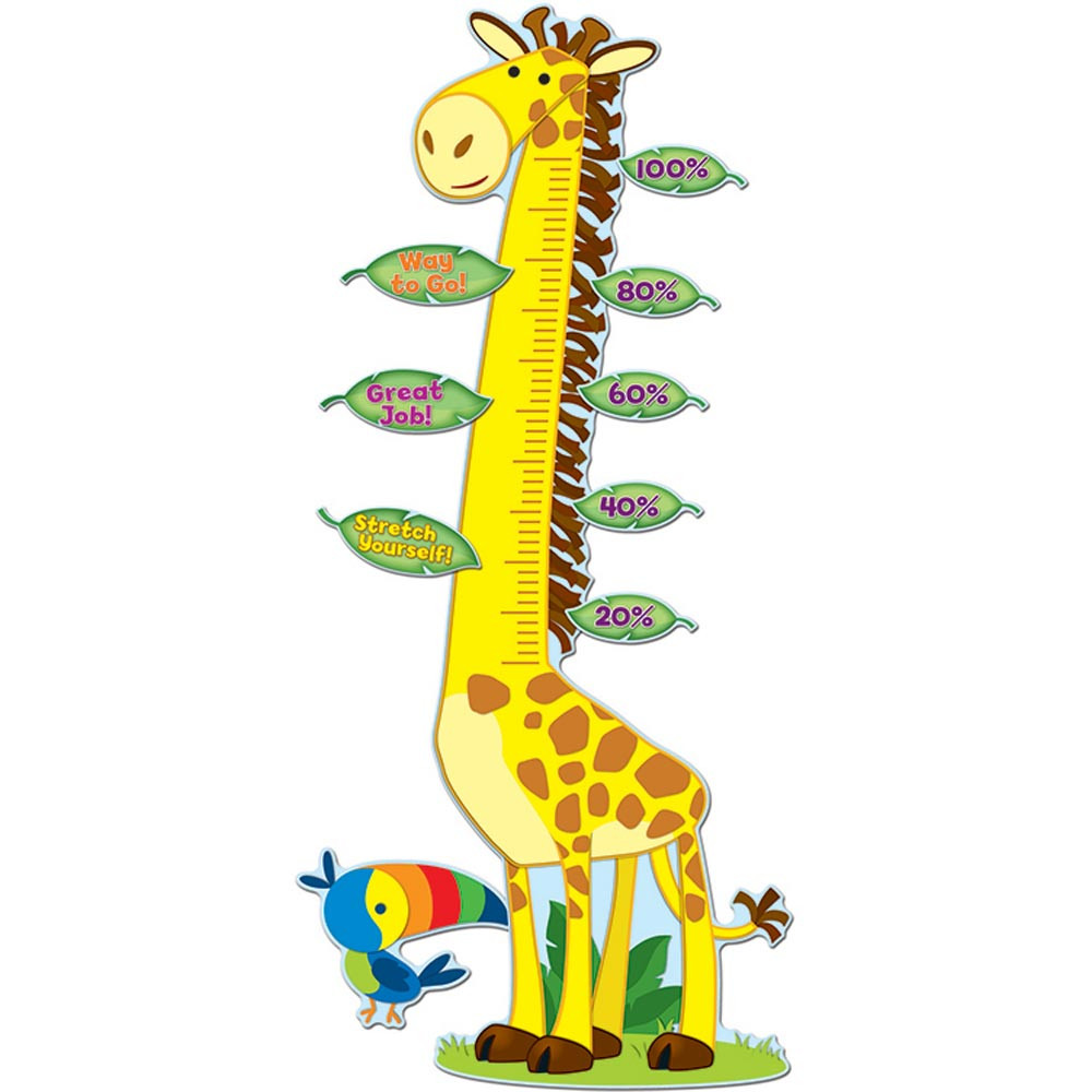 CD-110204 - Giraffe Bulletin Board Set in Classroom Theme