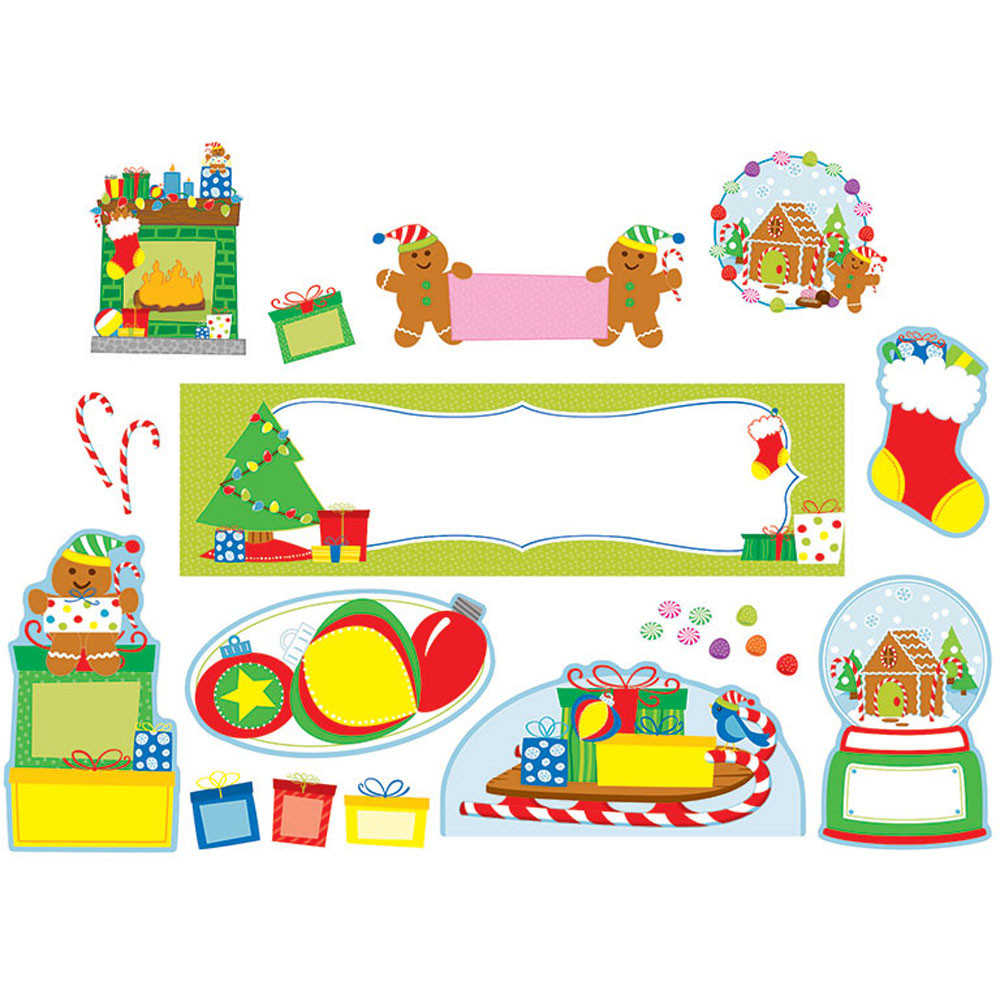 CD-110307 - Holiday Fun Mini Bulletin Board Set in Holiday/seasonal