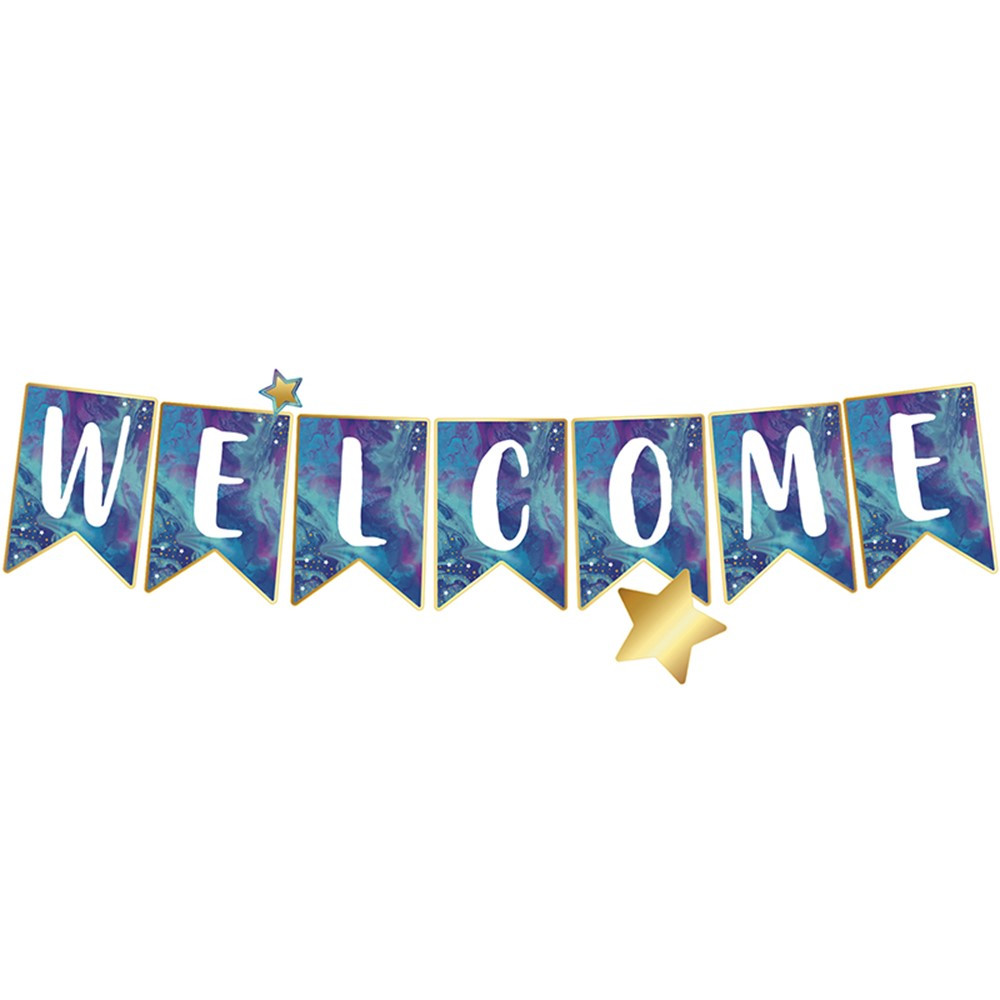 CD-110436 - Galaxy Welcome Bb St in Classroom Theme