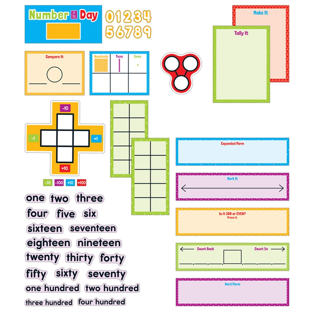 Number of the Day Bulletin Board Set - CD-110471 | Carson Dellosa Education | Math