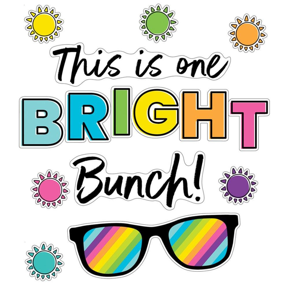 Kind Vibes This Is One Bright Bunch Bulletin Board Set - CD-110525 | Carson Dellosa Education | Classroom Theme