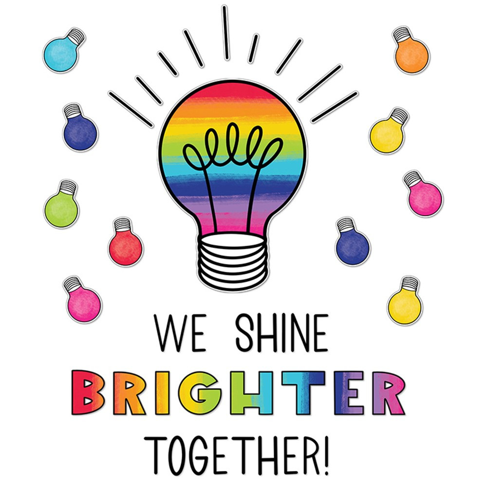 We Shine Brighter Together Bulletin Board Set - CD-110541 | Carson Dellosa Education | Classroom Theme