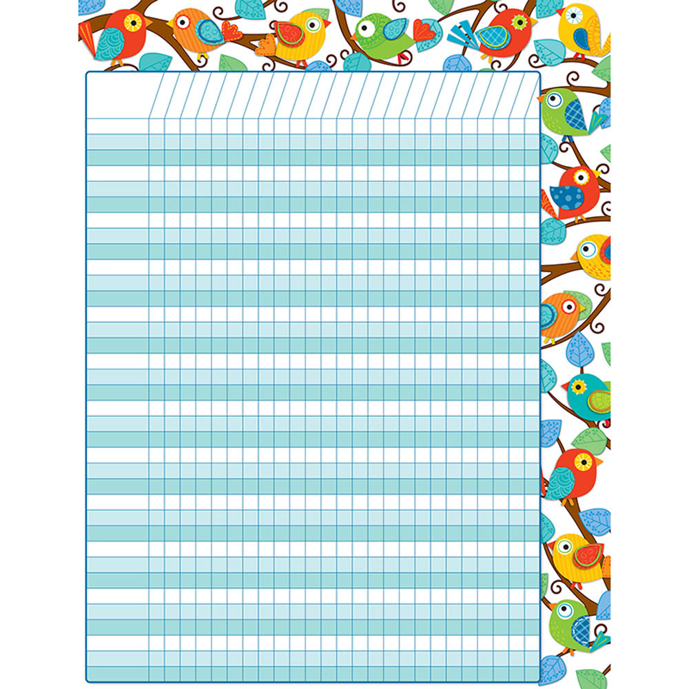 CD-114181 - Boho Birds Incentive Chart in Incentive Charts