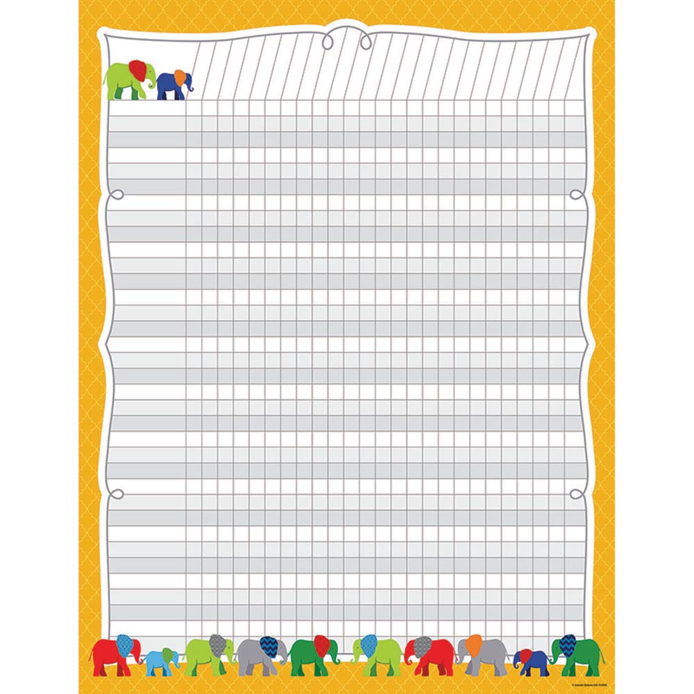 CD-114202 - Parade Of Elephants Incentive Chart in Incentive Charts