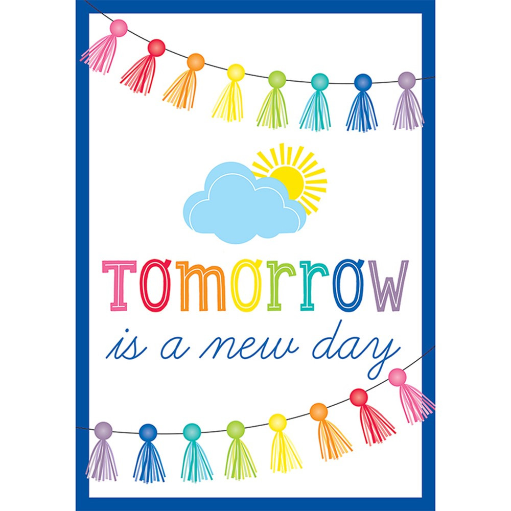 CD-114266 - Tomorrow Is A New Day Chart Hello Sunshine in Motivational