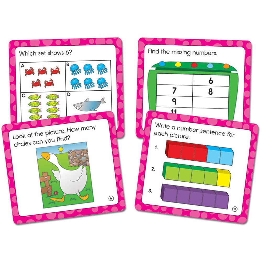 CD-120500 - Math Challenge Gr K Colorful Cut Outs in Accents