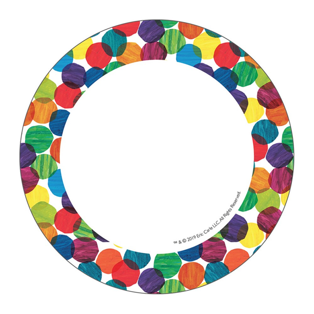 World of Eric Carle Dots Cut-Outs, Pack of 36 - CD-120576 | Carson Dellosa Education | Accents