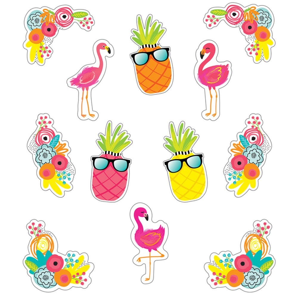 Simply Stylish Tropical Extra Large Cut-Outs, Pack of 12 - CD-120584 | Carson Dellosa Education | Accents