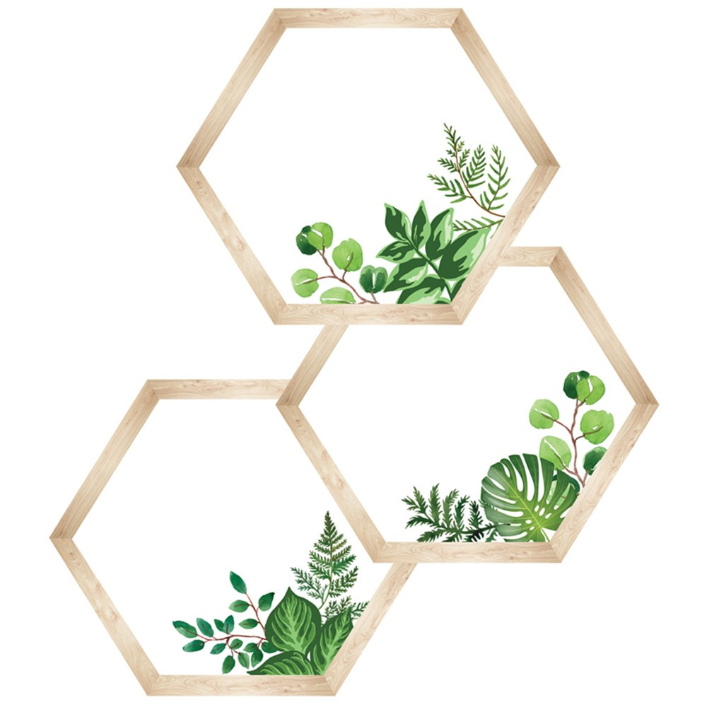 Simply Boho Hexagons Cut-Outs, Pack of 36 - CD-120612 | Carson Dellosa Education | Accents