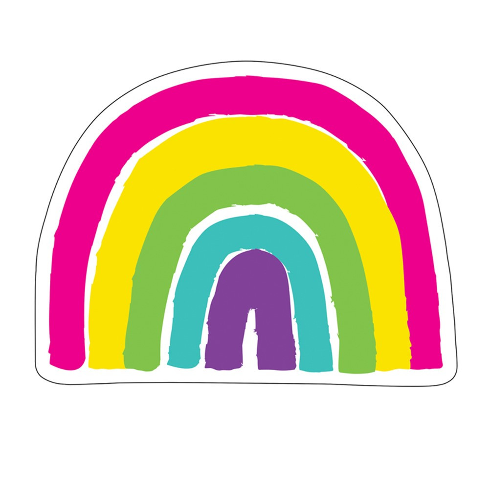Kind Vibes Rainbow Cut-Outs, Pack of 36 - CD-120618 | Carson Dellosa Education | Accents