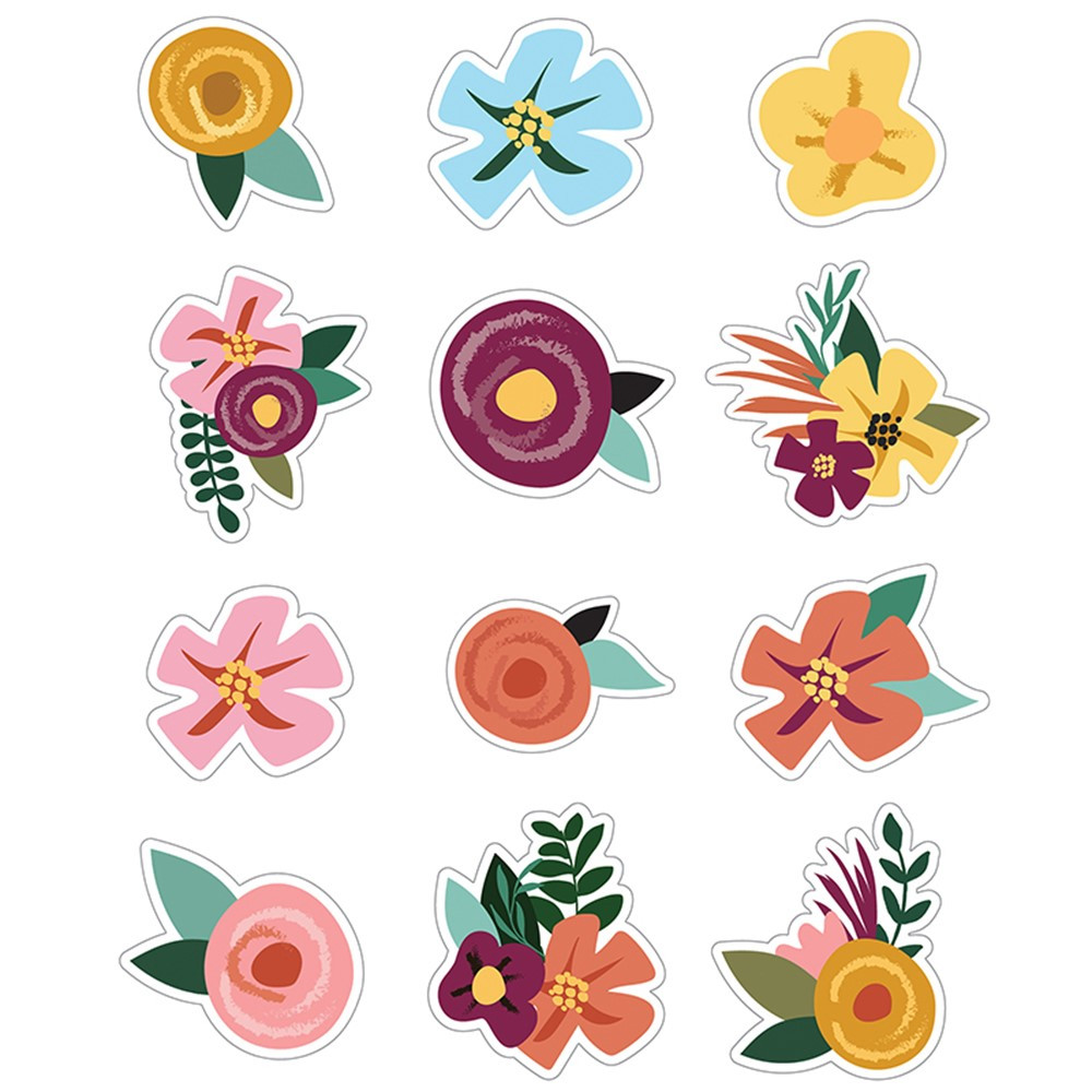 Grow Together Flowers Cut-Outs, Pack of 36 - CD-120642 | Carson Dellosa Education | Accents